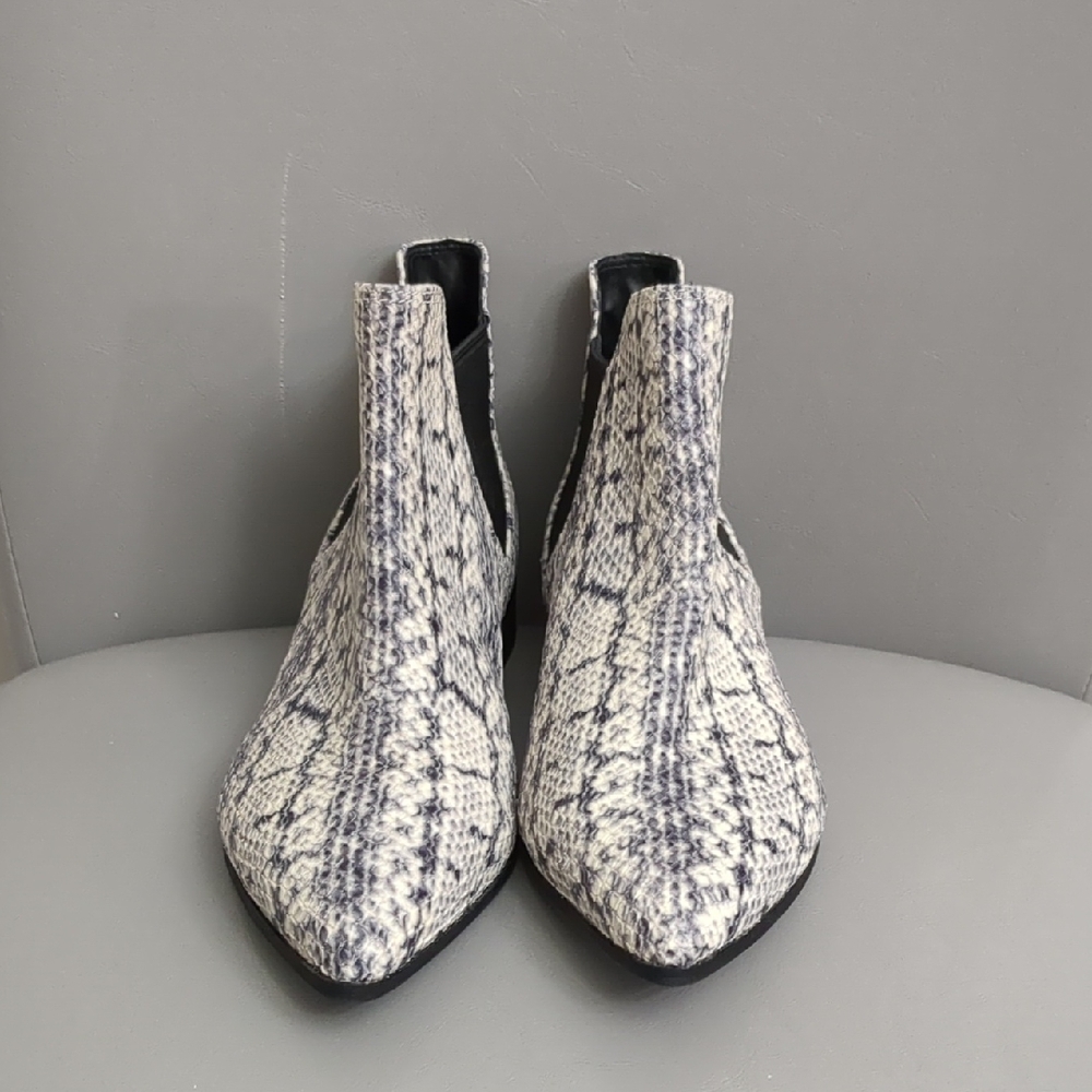Cole Haan Grand Hara Snakeskin Leather Booties